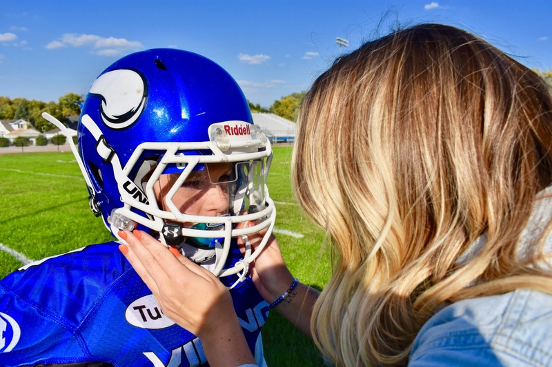 Mother and Son Football Photography
